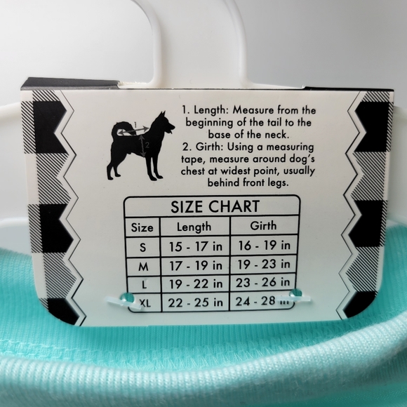 Woof Brand Pet Dog Love Spring Floral T Shirt Outfit Costume Size XL Teal Blue - Picture 11 of 11